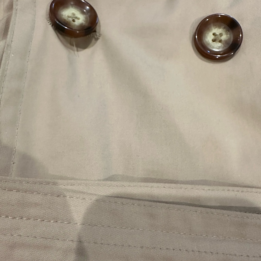 Michael Kors Beige Double-Breasted Trench Coat - Picture 3 of 10